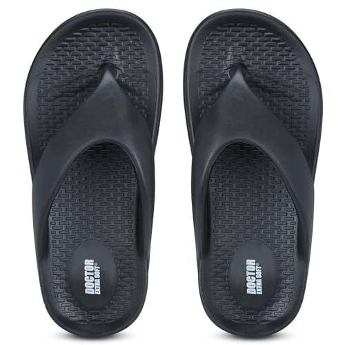 Image of DOCTOR EXTRA SOFT Women's EVA Flip Flop Slippers| Lightweight Comfortable Sandals| Thick Sole Cushion Slip-On, Waterproof Cloud Soft Platform Thong for Summer Beach, Pool & Indoor Outdoor Wear D-557