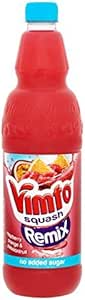 Vimto Remix Raspberry, Orange & Passionfruit Squash 1L : Amazon.co.uk ...