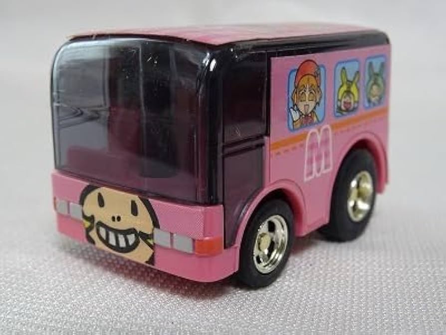 ★チョロＱ　ミニモニ。バス・石ノ森萬画館・ポストペット他★ Amazon | チョロQ ミニモニバス A「ヤグチ＆ツジ」未使用 タカラ