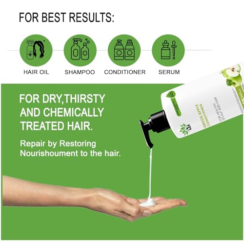 Image of GIR Green Apple Conditioner-Infused with apple Extract - Makes Hair Shiny & glossy finish|100% Botanical Extracts -1500ML