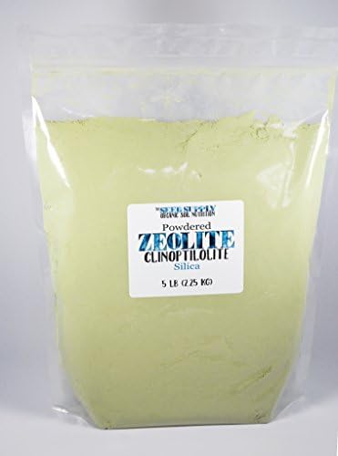 5 Pounds Clinoptilolite Zeolite Powder by The Seed Supply - 85% Opaline Silica - Great CEC Exchange - High Potassium and Calcium Along with Many More Minerals and Elements - 85% Opaline Silica
