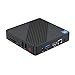 Produktbild MINISFORUM Windows 10 Pro Mini PC, Intel Celeron N4000 Dual-Core Prozessor, 4 GB DDR4 64 GB eMMC Desktop-Computer, Unterstützung von 4K HD@60Hz/HDMI VGA Anschluss/Dual WiFi/Gigabit Ethernet/BT 4.2