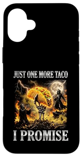 JUST ONE MORE TACO I PROMISE Bootleg ��������A�_���g���[���A �X�}�z�P�[�X iPhone 16 Plus �p