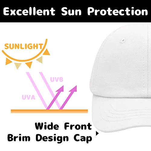 Baby Sun Hat Girl Baby Baseball Cap Baby Girl Baseball Hat Baby Girl Hats 12-18 Months Baby Girl Baseball Cap Infant Hat White #TOP5