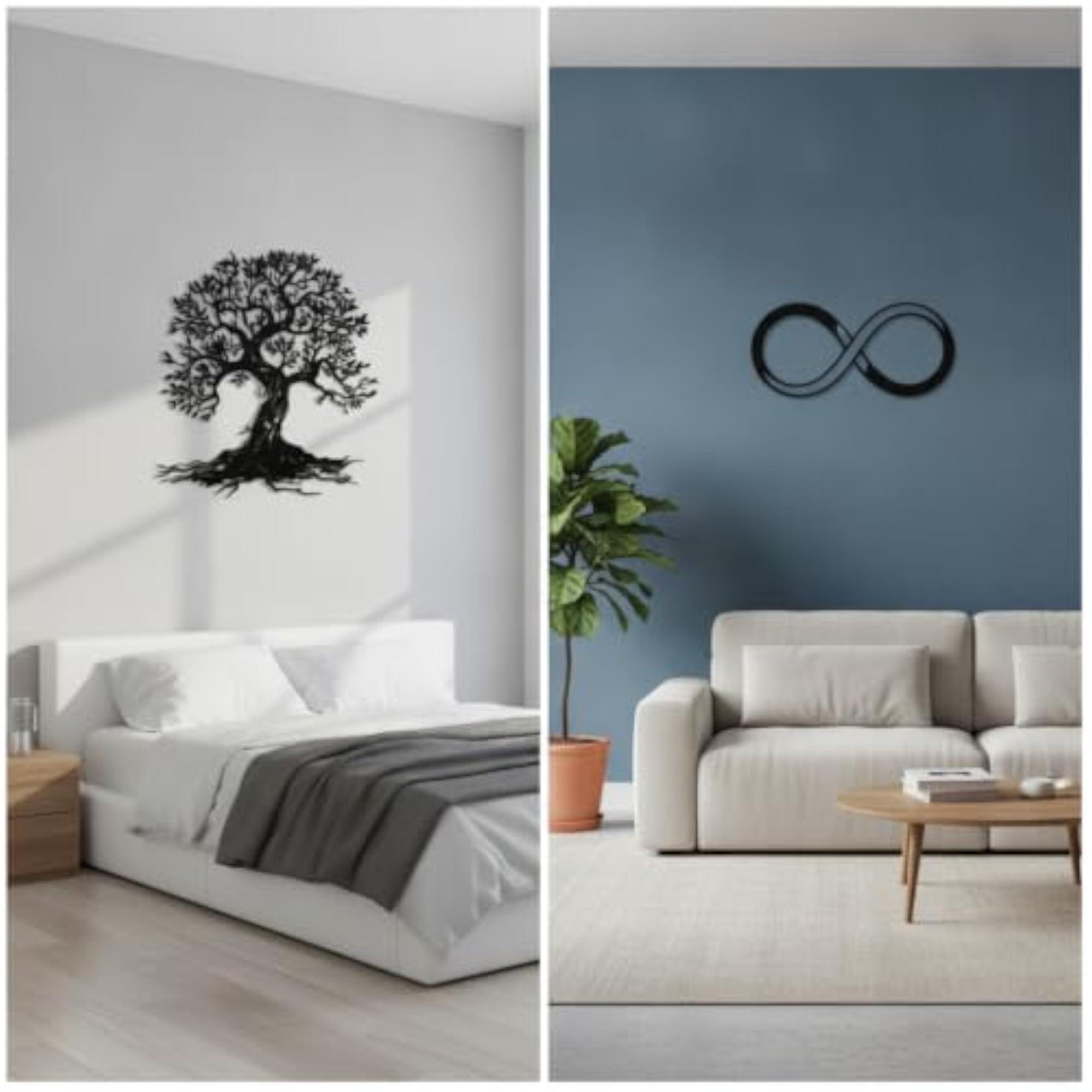 Metal Iron Art Wall Decor Silhouette