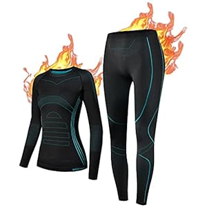 NOOYME Thermal Underwear for Women Base Layer Women Cold Weather,Long Johns for Women