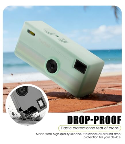 Funda para cámara Kodak CHARMERA con protector de pantalla y correa miniatura 3