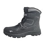 warm KangaROOS Herren K-Simoo Heri V KTX Schneestiefel, Jet Black, 45 EU