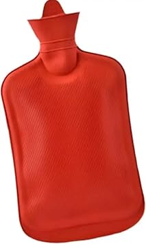 VELORA Non-Electric Hot Water Bag for Pain Relief – 2 Litre Durable Natural Rubber Heating Bag with Leak-Proof Stopper & Ribbed Texture for Back, Joint, Menstrual Cramps & Winter Warmth (Multicolor)