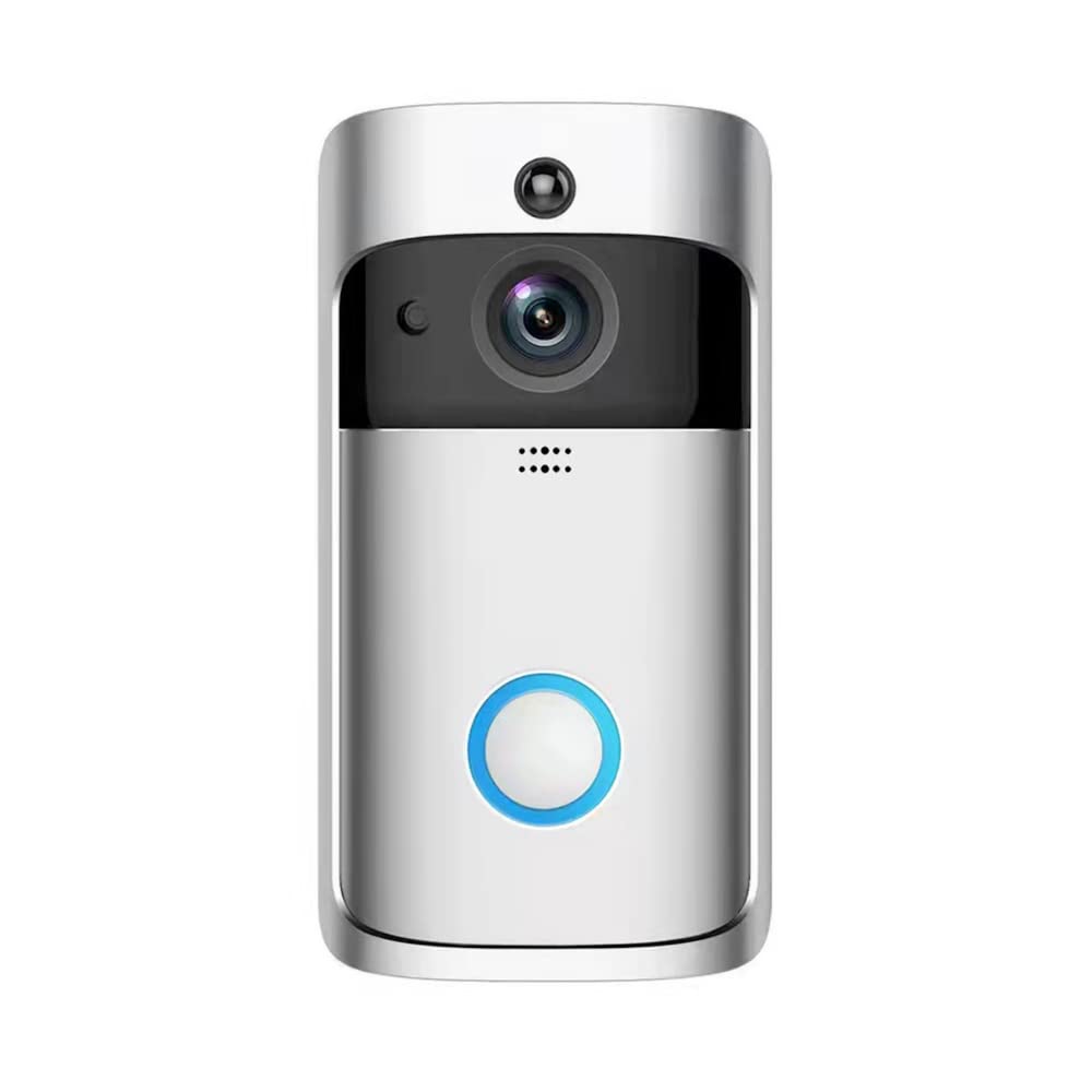 Campanello Video WiFi Smart citofono Wireless videocitofono bidirezionale Controllo remoto Tramite App Comunicazione a 2 Vie Visione Notturna PIR 720P con rilevamento Movimento