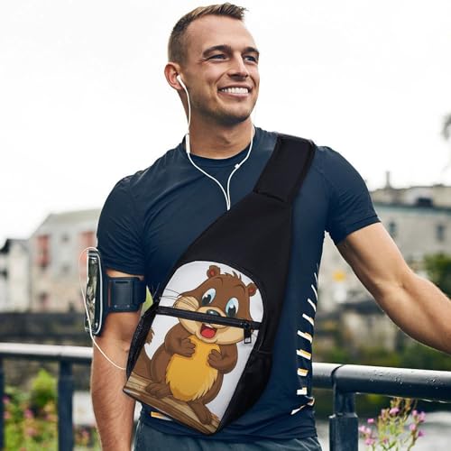 Bolso bandolera casual para trekking y deporte unisex miniatura 3