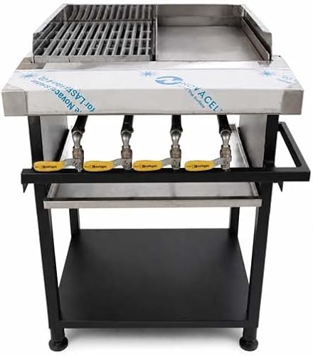 Gas Flame Griller 4 Burner (Dual)