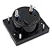 Baomain DH-670 DC 0-50A Analog Amp Panel Meter Current Ammeter with 75mV Shunt