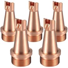 MCWlaser 5 Pcs Laser Welder Nozzle Tip Kit ES-12 Copper Nozzles for Portable Laser Welding Gun Laser Welder Head Laser Welding Machine