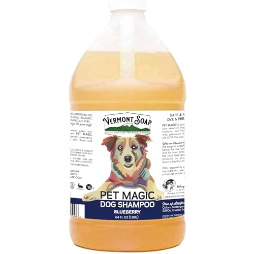 VERMONT SOAP Organics Pet Shampoo - Infused with Organic &