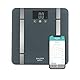Salter SA00432GFEU6 Smart Scale für Badezimmer – Bluetooth Scale, 200 kg, Gewicht, Fett/Wasser, Muskel-/Knochenmasse, BMI/BMR, 8 Benutzerspeicher, Verbindung zum Telefon mit Salter Health App, Grau