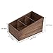 Halcent Coffee Condiment Organizer, Wood Tea & Coffee Storage Caddy, Brown
