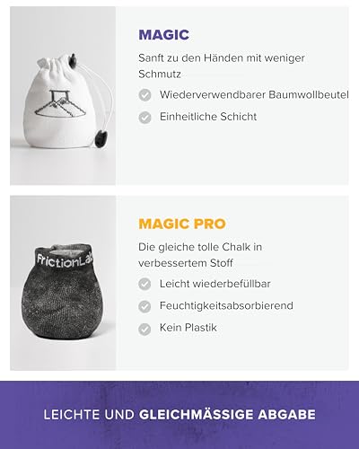Friction Labs Magic Chalkball - Premium Kreideball für Klettern, Gewichtheben, Gymnastik und Bowling - Saubere Gym Chalk – Ansicht 5