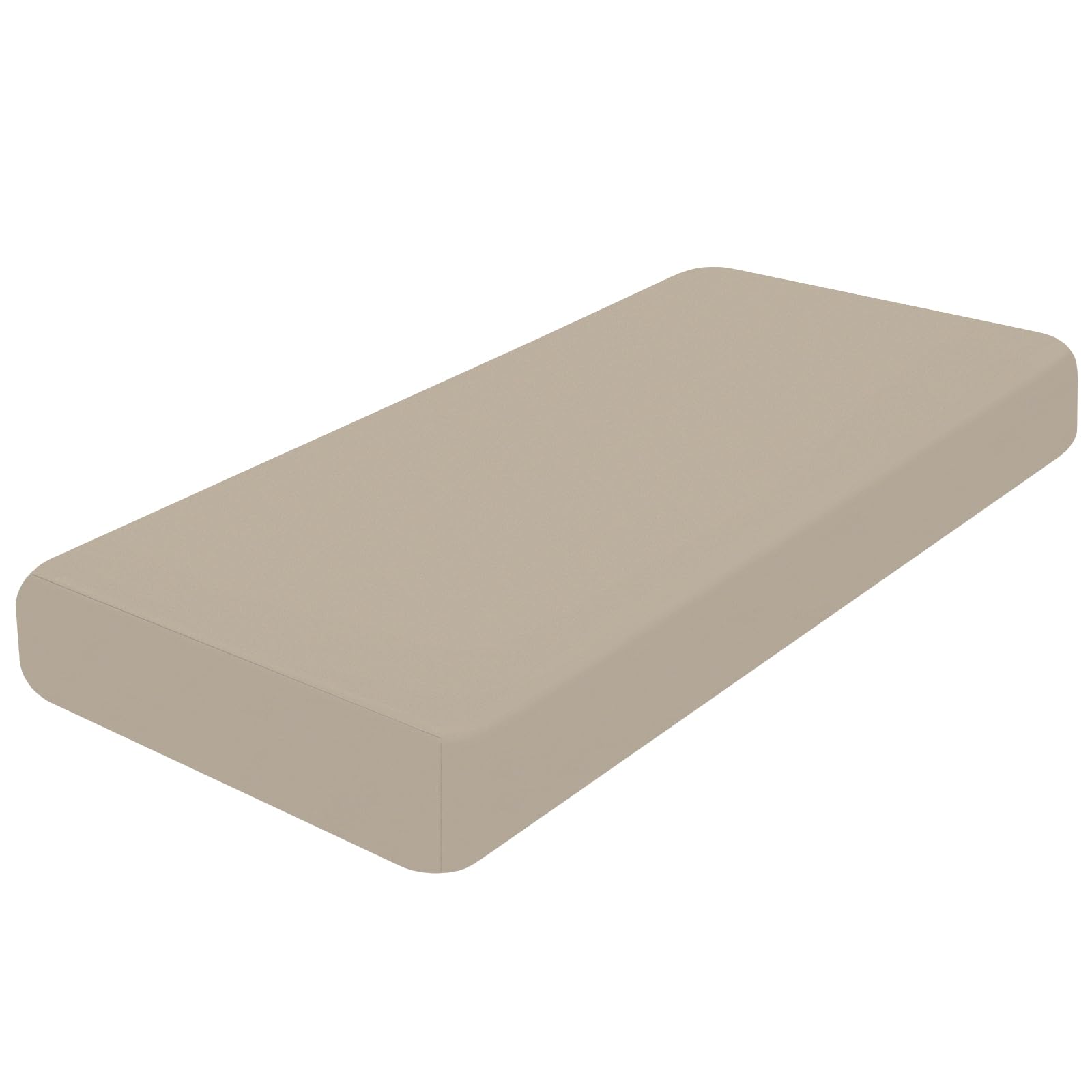 Photo 1 of Smiry Stretch Couch Cushion Covers, Taupe