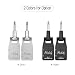 Muslady Transmisor y Receptor Sistema de Guitarra Inalámbrica 2.4GHz Batería de Litio...