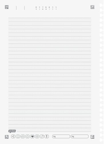 Jandaia - Refil para Caderno Neo com Pauta Inteligente Pontilhado 80Fls Basic Art