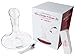 Wine Decanter + Bonus Wine Aerator ($15 value) Set by Comfify - Premium Artisan Wine Carafe, Lead Free Glass for Delicious Taste & Smooth Pour - Wine Enthusiast Gift