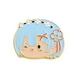 Anime Life in A Different World From Zero Pin, Kawaii Rem Enamel Brooch Badges Collection Jewelry...