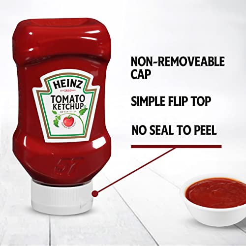 Image of HEINZ Ketchup, 20 oz. FOREVER FULL Inverted Bottles (Pack of 30)