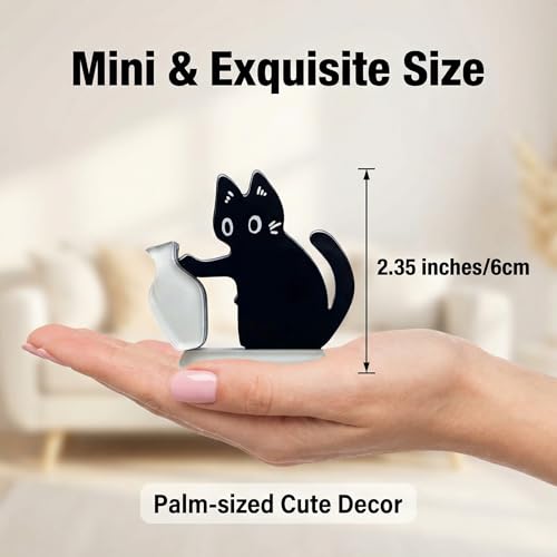 Porta Bigotes de Gato Magnético de Acrílico - Set de 4 miniatura 2