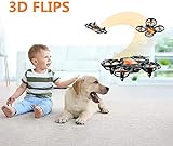4DRC Mini Drone With 720P HD Camera For Kids, FPV 2.4G WiFi, Upgraded Propeller Guard, 3D Flip, Combat Mode, Induction Of Gravity, Altitude Hold, Headless Mode, One Key Take-Off/Landing, Toy Gift - Image 6