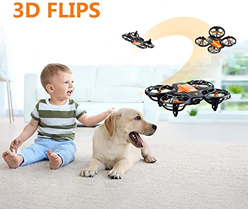 4DRC V8 720P Drone con Telecamera HD FPV, Quadricottero RC con Telecomando, Funzione Hovering, modalità Senza Testa, 3D Flip, Decollo/Atterraggio a Un Tasto, Adatto ai Principianti e Bambini