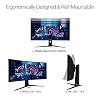 ASUS ROG Strix 34 Gaming Monitor (XG349C) - UWQHD (3440 x 1440), 180Hz, 1ms, Extreme Low Motion Blur Sync, 135% sRGB, G-Sync Compatible, DisplayHDR 400, Eye Care, USB-C, DisplayPort, HDMI, Black