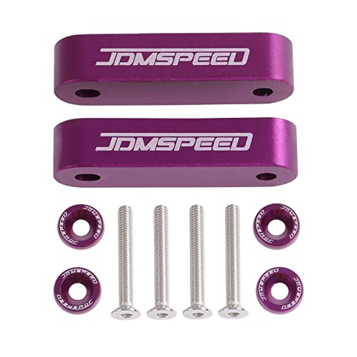 crx hood - JDMSPEED Anodized Purple Hood Spacer Hood Riser 3/4