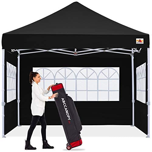 Image of ABCCANOPY 2.5x2.5M Ez Pop-Up Gazebo Church Design Instant Shelter Black