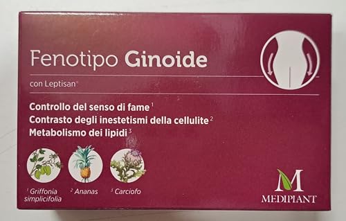 Mediplant, Fenotipo Ginoide 30 compresse, controllo del senso di fame, contrasto inestetismi della cellulite e metabolismo dei lipidi