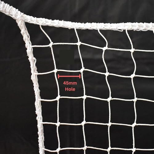 Image of ALINAS Cricket Batting Practice Net - Sports Cricket Net for Outdoor Use | 1.5mm Thick, 32 Ply | Durable Nylon Cricket Net for Regular Practice (Green, 12Ft. X 80 Ft.)