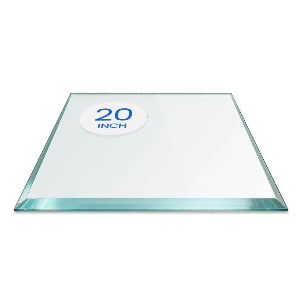 Dulles Glass 20-inch Square Tabletop