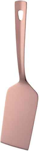 BuyGo - Pala de pizza de oro rosa Lasaña, utensilios de cocina de acero inoxidable, pulido de espejo y apto para lavavajillas