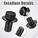 2307304 Torque Converter Bolts Kit for Chevrolet GM Torque Transformer 4L60E 4L65E 4L70E 4L80E 700R4 200-4R 3L80 4T60E 4T65E Torque Converter-M10 x 1.5 (3 Pack)