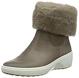 ** ECCO Damen Soft 7 Wedge Tred ClayMoon Chelsea Boot, Grau (Dark Clay/Moon Rock), 40 EU