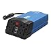 Tripp Lite 375W Compact Portable Car Power Inverter 2 Outlet 12V DC to 120V AC w/ 2-Port USB Charging Ports (PV375USB) BLACK/BLUE