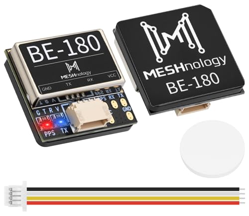 Meshnology BE-180 GPS Module Upgraded M10050 Chip GNSS Board Support GPS, Galileo, BDS Three-Mode...