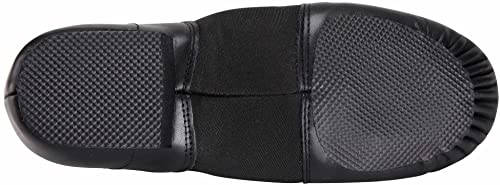 Linodes Leather Jazz Shoe Slip On For Girls And Boys (Toddler/Little Kid/Big Kid) Black 3M Little Kid #TOP6