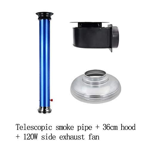 Barbecue Telescopic Smoke Exhaust Pipe Commercial Smoke Extraction Equipment for Barbecue Restaurants Suitable for Barbecue Restaurants, Hot Pot Restaurants,Buffet