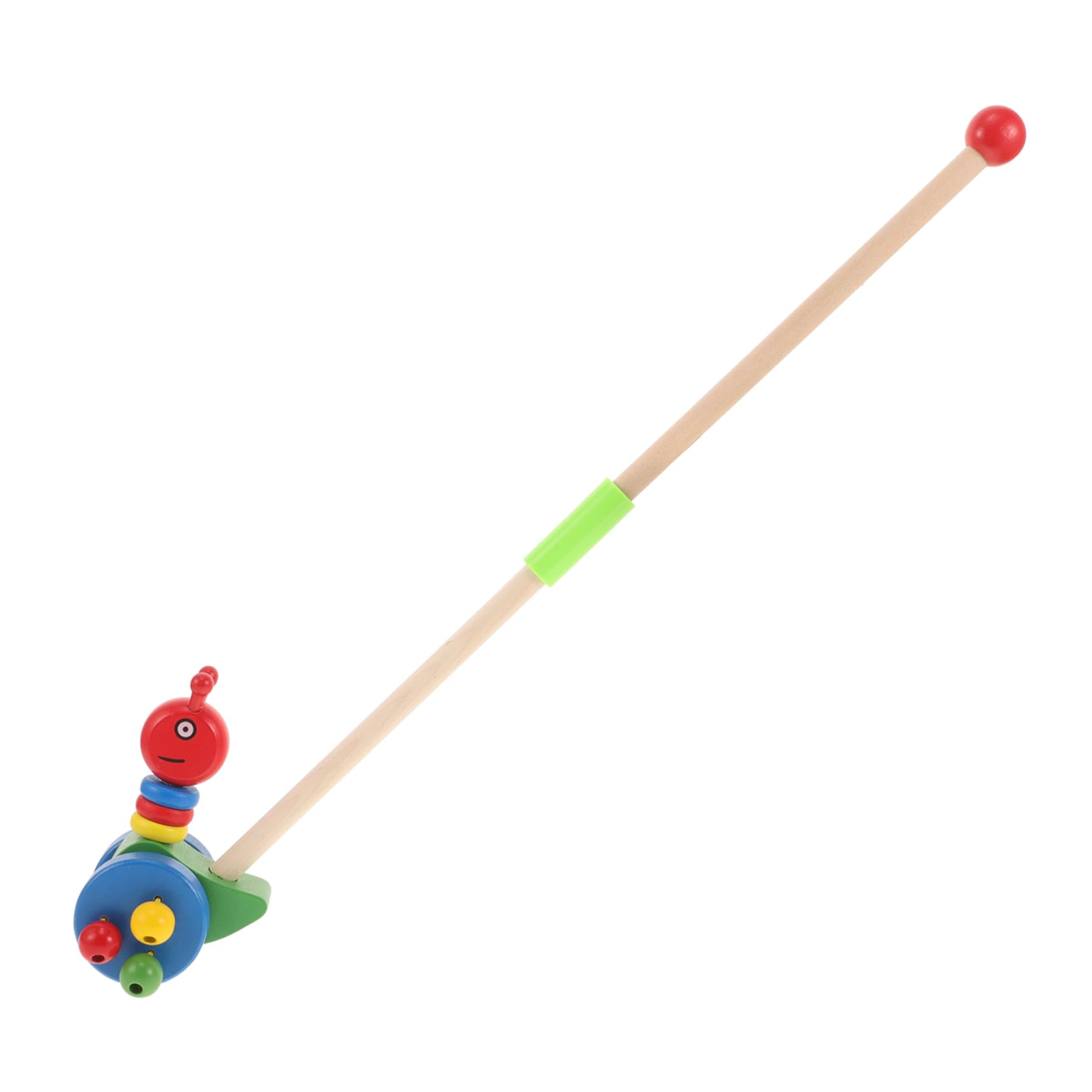BESTonZON Juguete para Tirar Juguete De Empuje Andador para Pequeños Juguete Andador De Animales De Dibujos Animados Andador De Juguete Juguetes De Arrastre De Madera