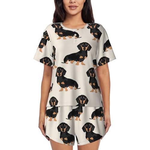 Pyjama teckel pour femmes fini les nuits inconfortables S-4XL
