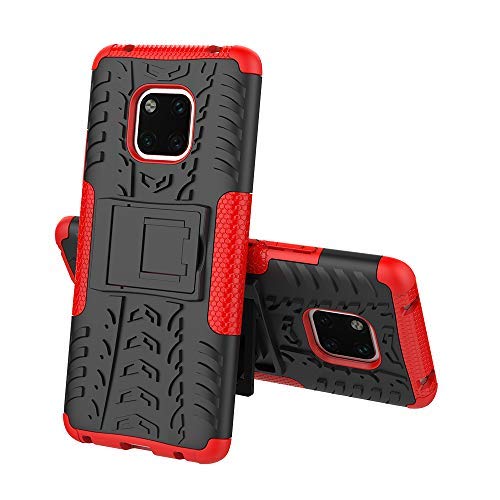 XINYUNEW Funda Huawei Honor 7A/Y6 2018, 360 Grados Protective+Pantalla de Vidrio Templado Caso Carcasa Case Cover Skin móviles telefonía Carcasas Fundas para Huawei Honor 7A/Y6 2018-Rojo