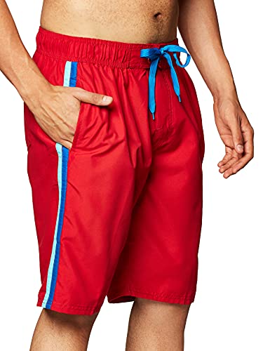 Image of Kanu Surf Men's Big Viper Extended Size Stripe Swim Trunk