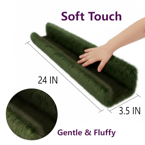 Image of 1PC Plush Bookshelf for Kids, Soft Hanging Wall Book Display Shelf | Nursery Floating Book Organizer, Easy Mount Soft Storage Shelf, Green