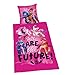 Produktbild Herding My little Pony Bettwäsche-Set, Kopfkissenbezug 70 x 90 cm, Bettbezug 140 x 200 cm, Mit leichtläufigem Reißverschluss, 100% Baumwolle/Renforcé